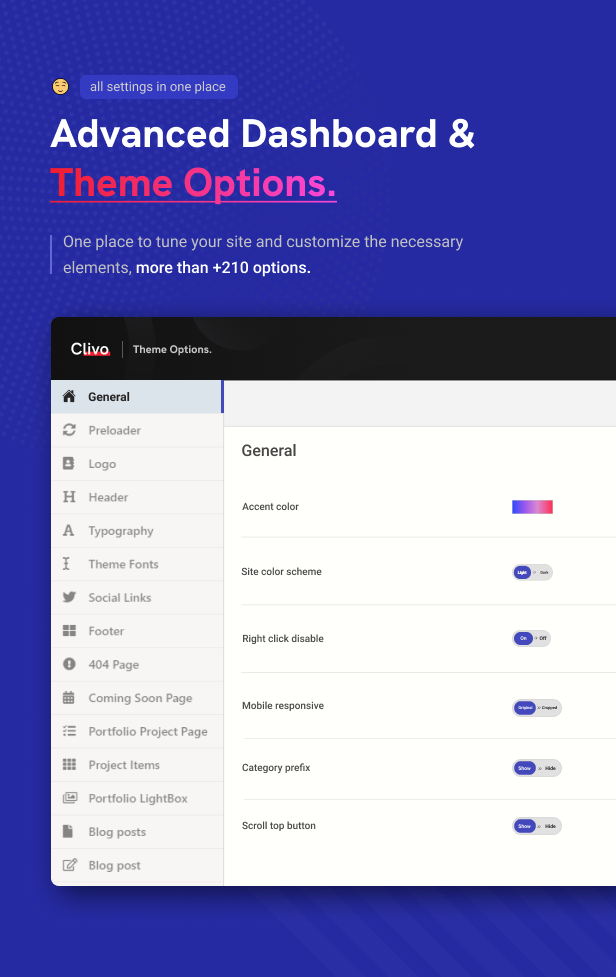 Clivo - Portfolio & Agency WordPress Theme - 8