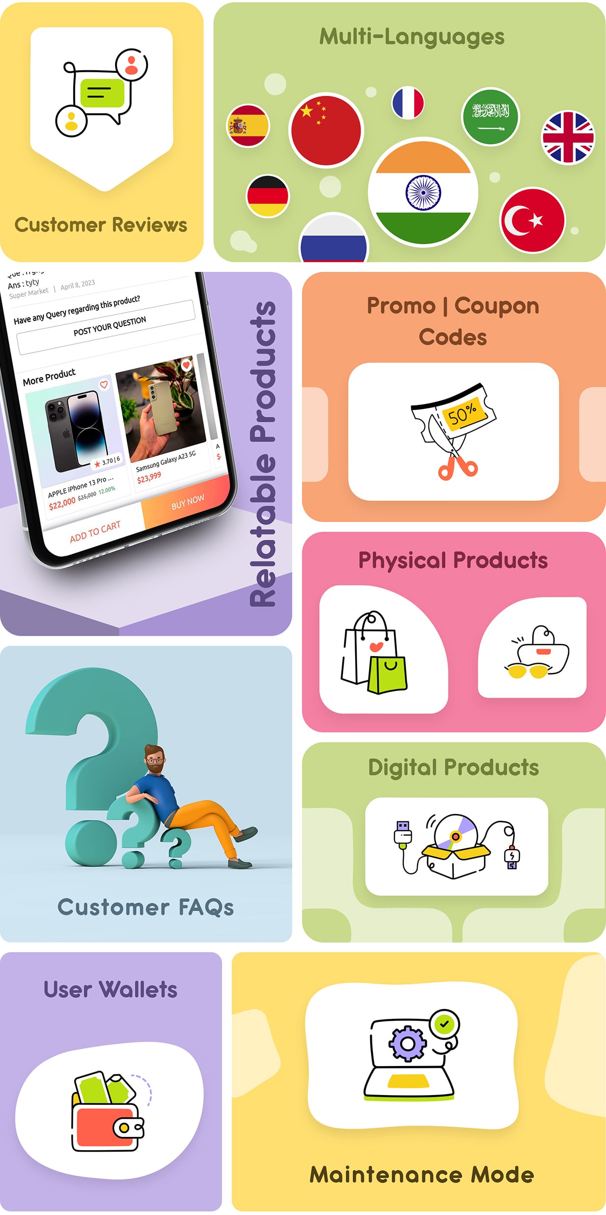 eShop - Multi Vendor eCommerce App & eCommerce Vendor Marketplace Flutter App - 24