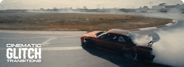 Cinematic Glitch Transitions & FX Pack - 1