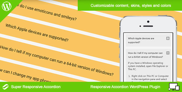 Super Responsive Accordion for WordPress