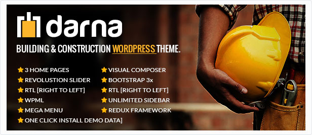 Darna – Building & Construction WordPress Theme