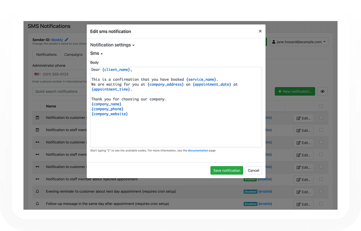 Bookly PRO - Sistema de software de reserva y programación de citas - 66