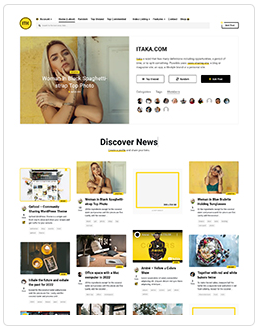 Itaka - Content Sharing WordPress Theme - 2
