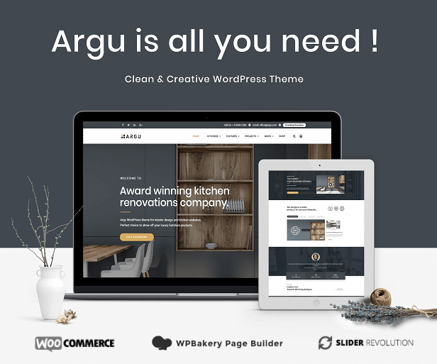 Argu Kitchen WordPress Theme