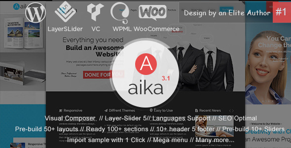 Aaika - MultiPurpose WordPress Theme