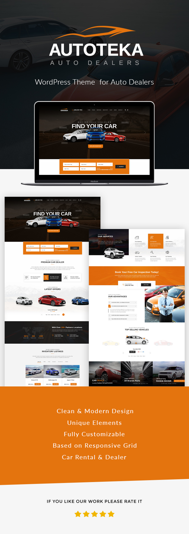 Autoteka - Auto Dealer WordPress Theme - 1
