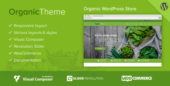 ORGANIC | Organic Farm & Food Business WordPress Theme