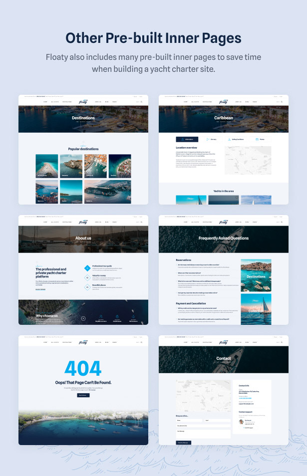 Floaty - Boat & Yacht Rental WordPress Theme