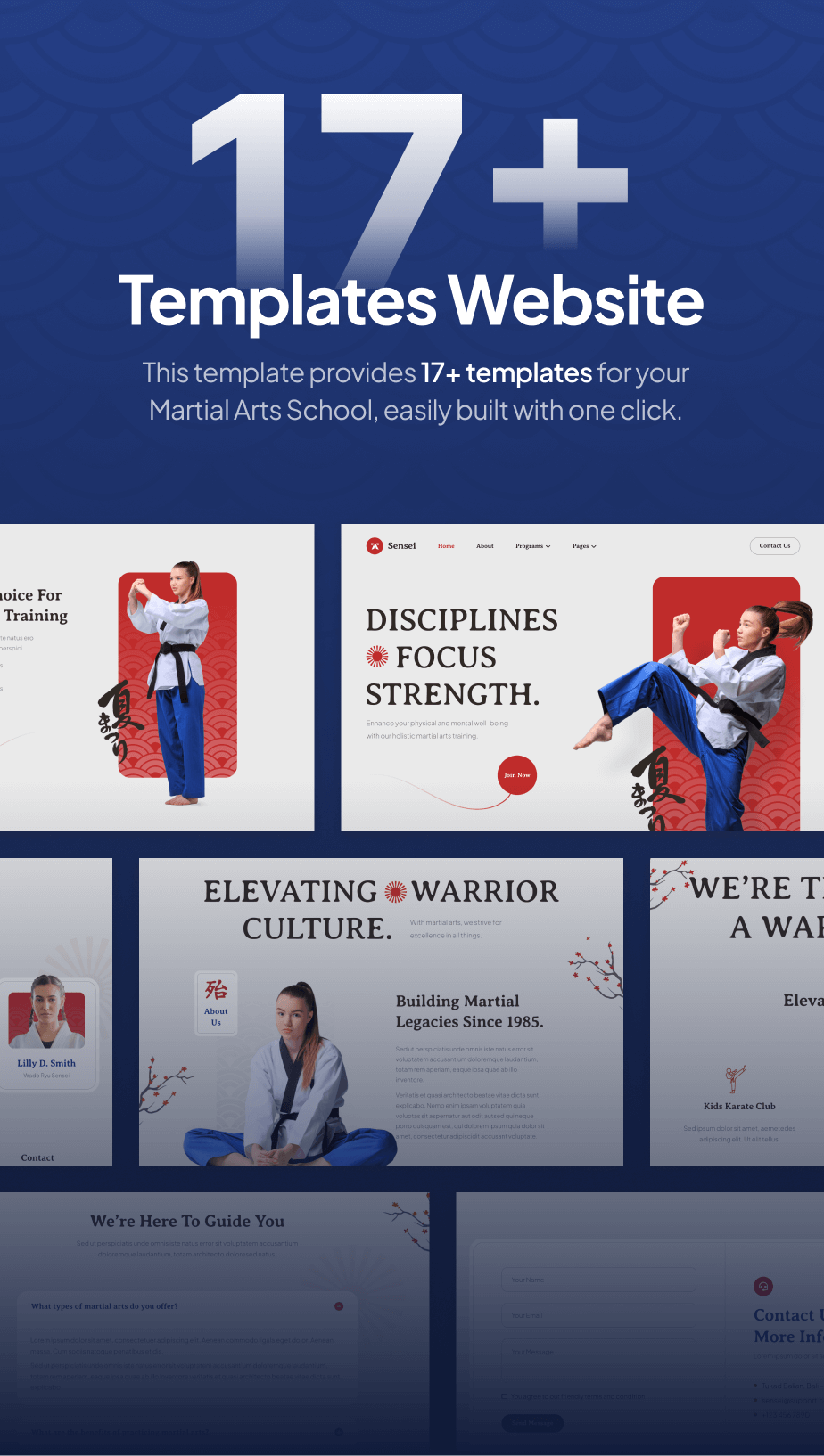 Sensei - Martial Arts Club & Trainer FSE WordPress Theme - 4
