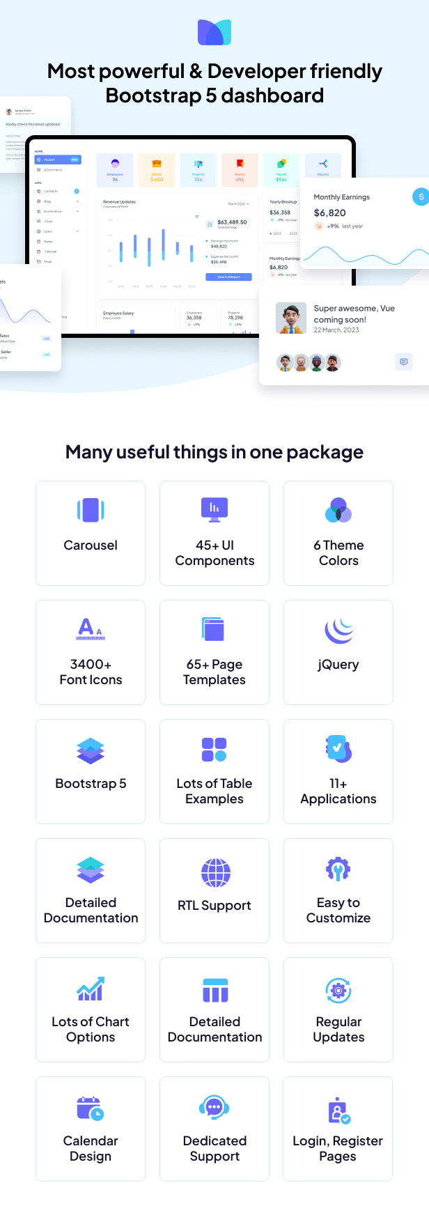 Modernize Bootstrap 5 Admin Dashboard - 1